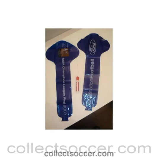 2003 Champions League Final pair of baloons - Collect Soccer