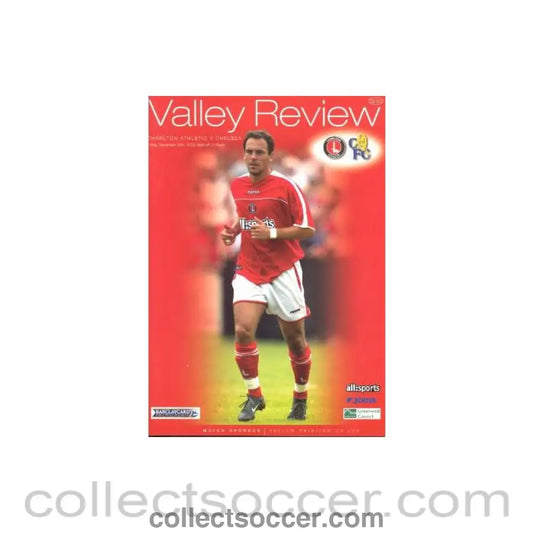 2003 - Charlton Athletic vChelsea official programme 26/12/2003