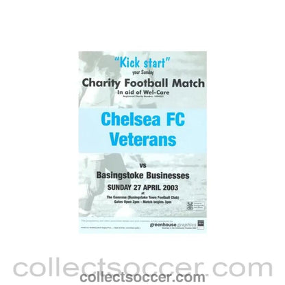 2003 - Chelsea FC Veterans v Basingstoke Businesses 27/04/2003 - Collect Soccer