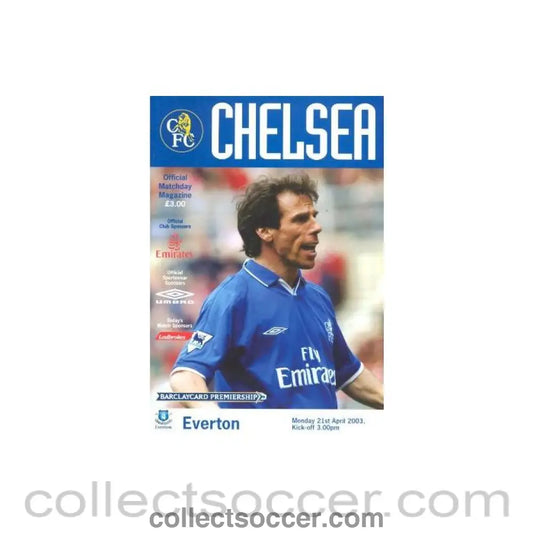 2003 - Chelsea v Everton official programme 21/04/2003