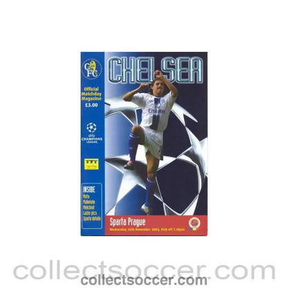2003 - Chelsea v Sparta Prague Official Programme 26/11/2003 - Collect Soccer