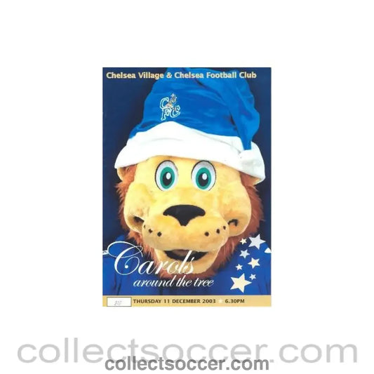 2003 - Chelsea Village Christmas brochure with popular songs texts 11/12/2003