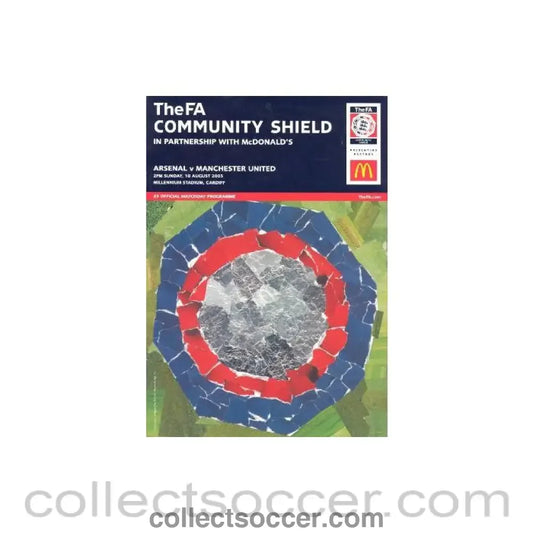 2003 Community Shield Arsenal v Manchester United Official Programme