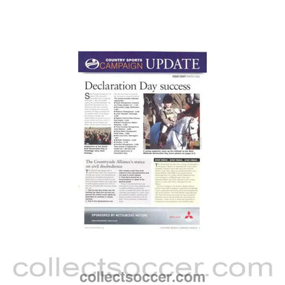 2003 - Country Sports Campaign Update Winter 2003 - Collect Soccer