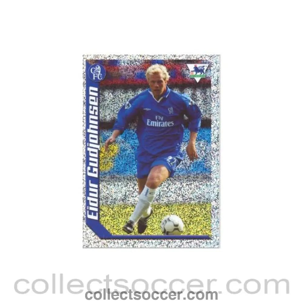 2003 - Eidur Gudjonsen Premier League 2003 Sticker - Collect Soccer