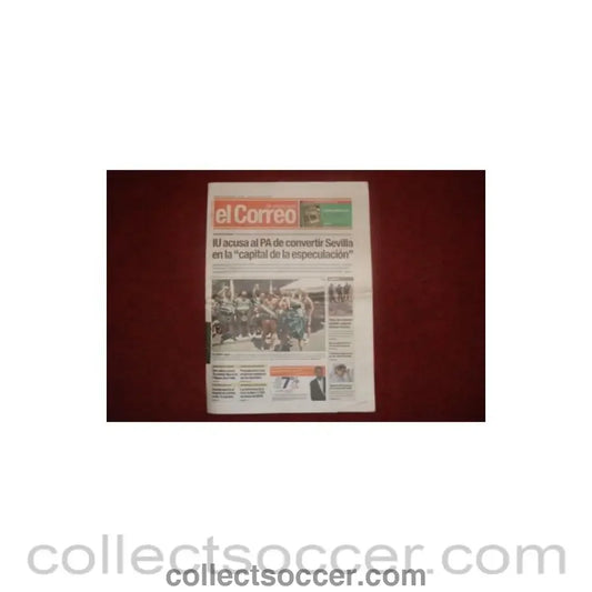 2003 - El Correro newspaper of 20/05/2003 about Celtic