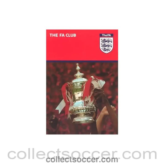 2003 FA Cup Semi-Final VIP Menu Arsenal v Sheff United