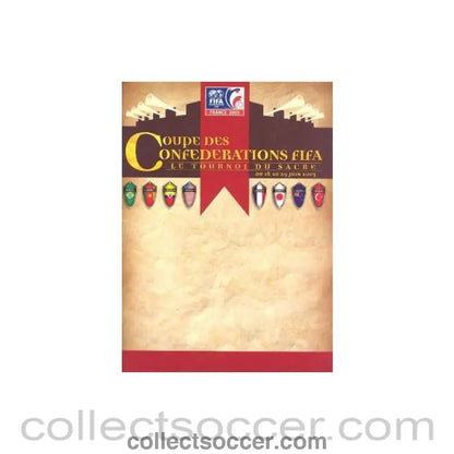 2003 - FIFA Confederations Cup in France from 18th to 29th June 2003 press pack - Collect Soccer