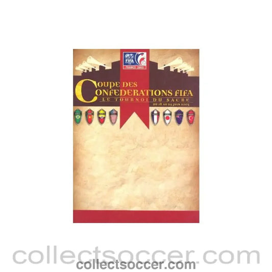 2003 - FIFA Confederations Cup in France from 18th to 29th June 2003 press pack