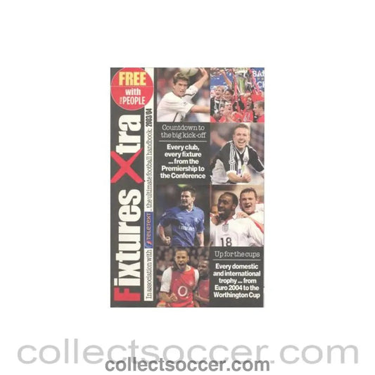 2003 - Fixtures Xtra 2003 - 2004 - Collect Soccer