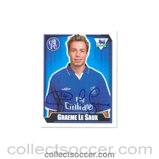 2003 - Greame Le Saux Premier League 2003 Sticker with Printed Signature - Collect Soccer