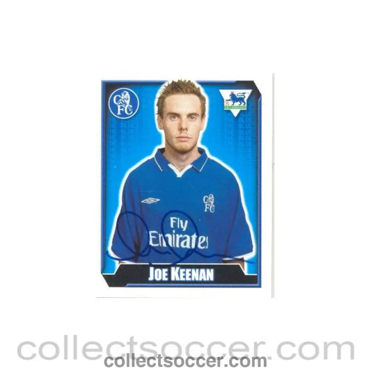 2003 - Joe Keenan Premier League 2003 Sticker with Printed Signature - Collect Soccer