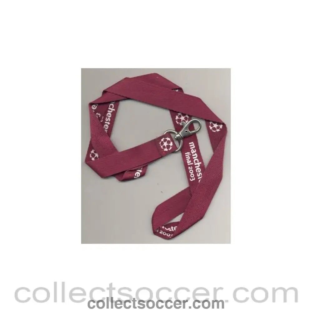 2003 - Manchester Final 2003 lanyard - Collect Soccer