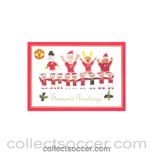 2003 - Manchester United Christmas greetings card of season 2003-04