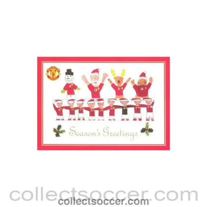 2003 - Manchester United Christmas greetings card of season 2003-04 - Collect Soccer