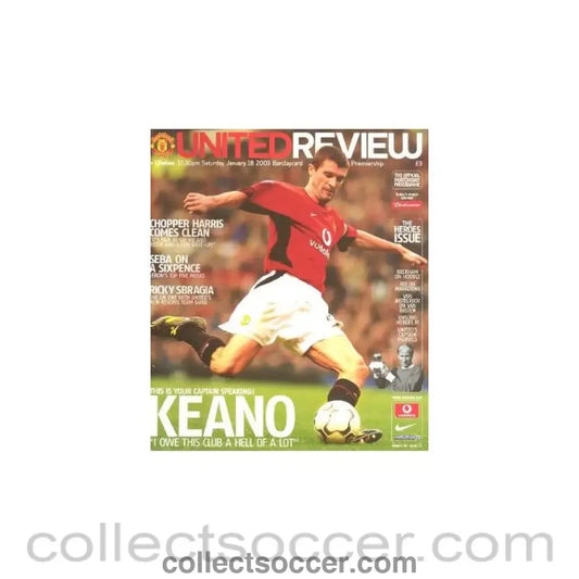 2003 - Manchester United v Chelsea official programme 18/01/2003 United Review