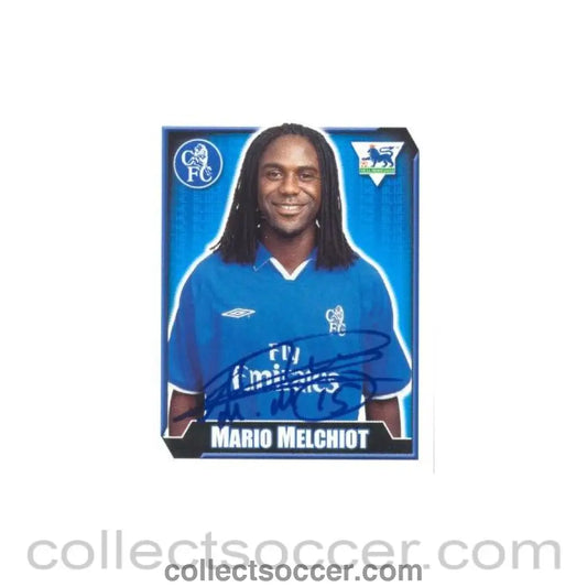 2003 - Mario Melchiot Premier League 2003 Sticker with Printed Signature - Collect Soccer