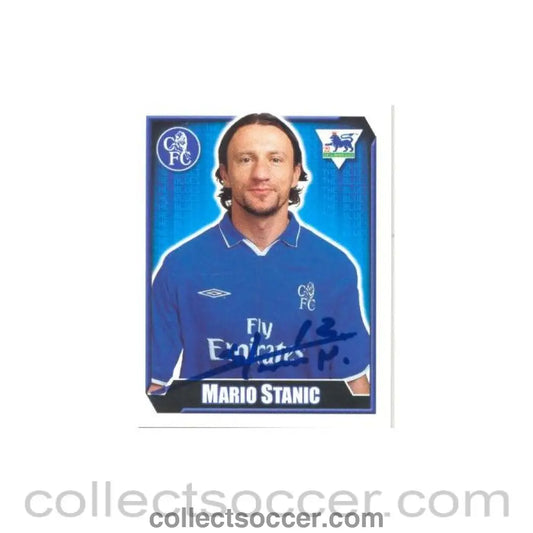 2003 - Mario Stanic Premier League 2003 Sticker with Printed Signature - Collect Soccer