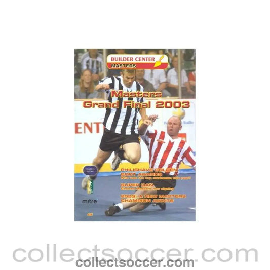 2003 Masters Grand Final official programme - Collect Soccer