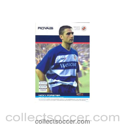2003 - Reading VChelsea Official Programme 03/12/2003 - Collect Soccer