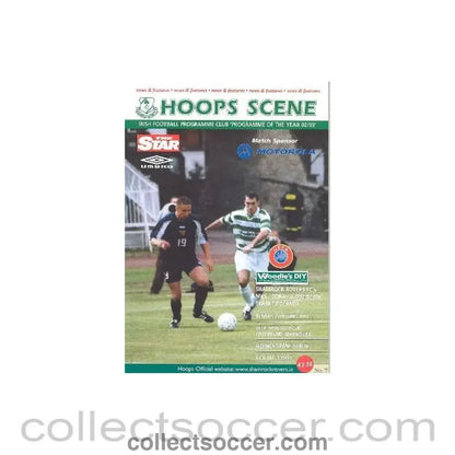 2003 - Shamrock Rovers v Odra, Poland official programme 29/06/2003 - Collect Soccer