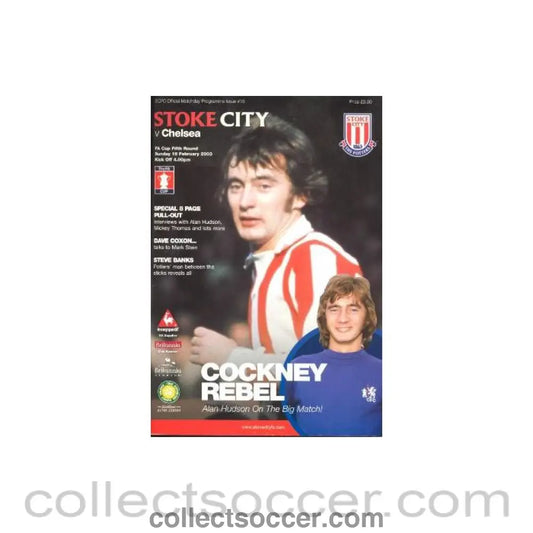 2003 - Stoke City vChelsea official programme 16/02/2003
