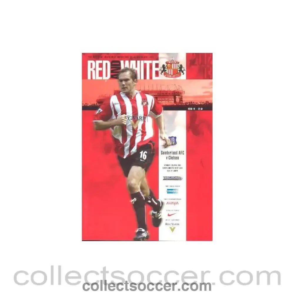 2003 - Sunderland vChelsea official programme 05/04/2003 - Collect Soccer