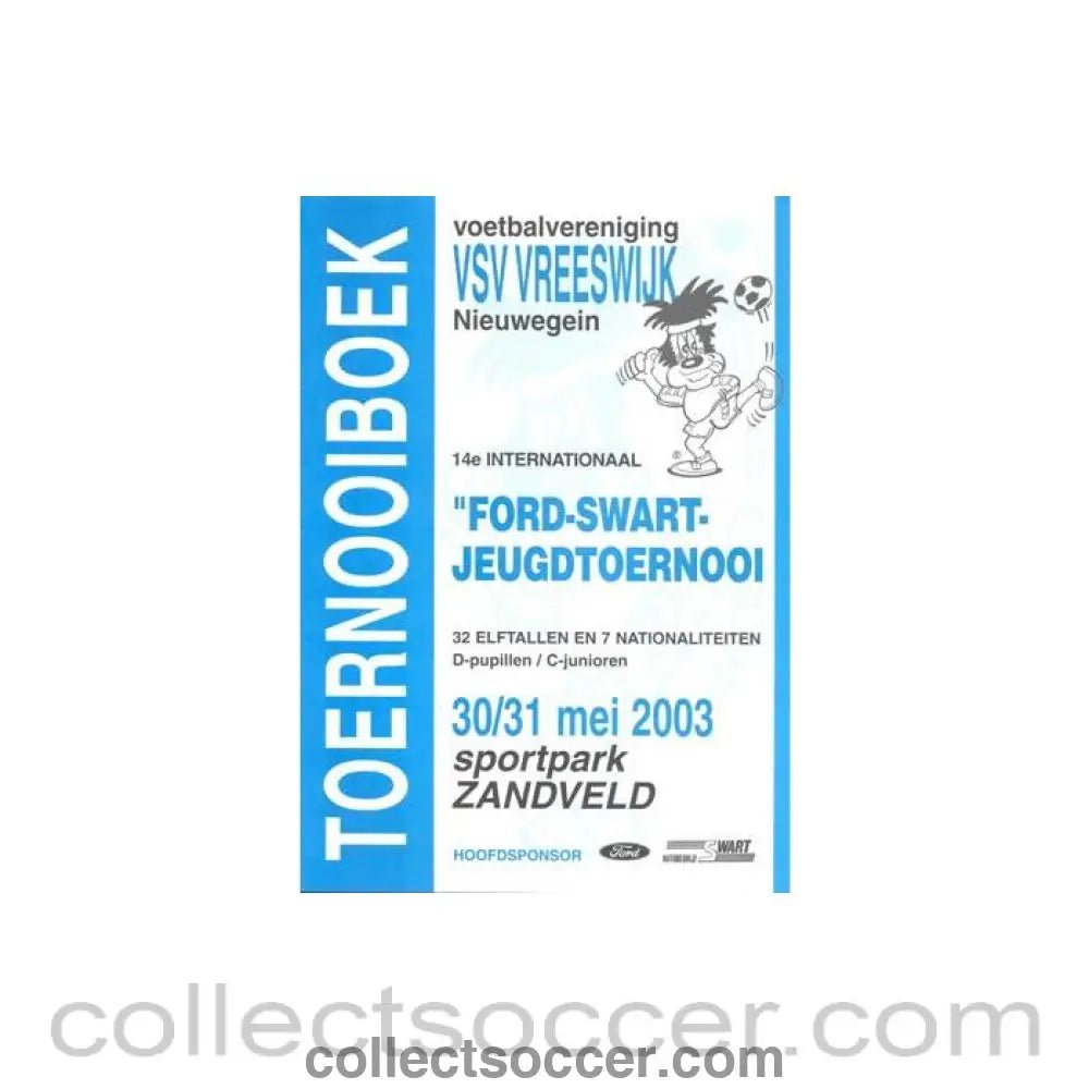 2003 - Vreeswijk 2003 Youth Tournament official programme - Collect Soccer