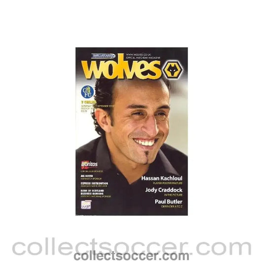 2003 - Wolverhampton Wanderers vChelsea official programme 20/09/2003 - Collect Soccer