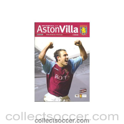 2004 - Aston Villa vChelsea official programme 12/04/2004
