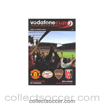 2004 - At Manchester United - Vodafone Cup official programme 05/08/2004 - Collect Soccer