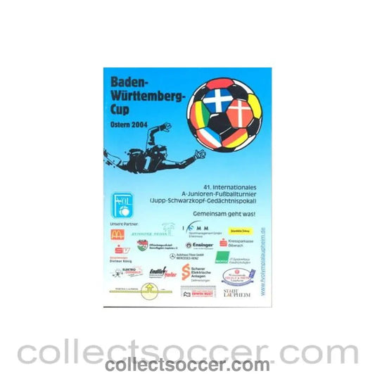 2004 - Baden Wuerttemberg Youth Tournament Easter 2004 official programme - Collect Soccer