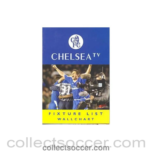 2004 - Chelsea Fixtures 2004-2005
