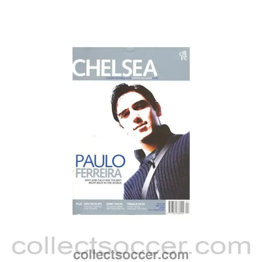 2004 - Chelsea Official Magazine Issue 04 of December 2004 Season 2004-2005
