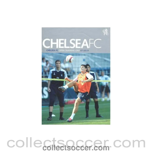 2004 - Chelsea open training day official programme 07/08/2004