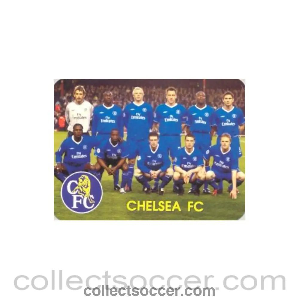 2004 - Chelsea team photo on a calendar of 2005 season 2004-2005 - Collect Soccer