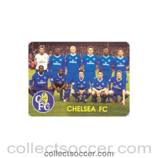 2004 - Chelsea team photo on a calendar of 2005 season 2004-2005