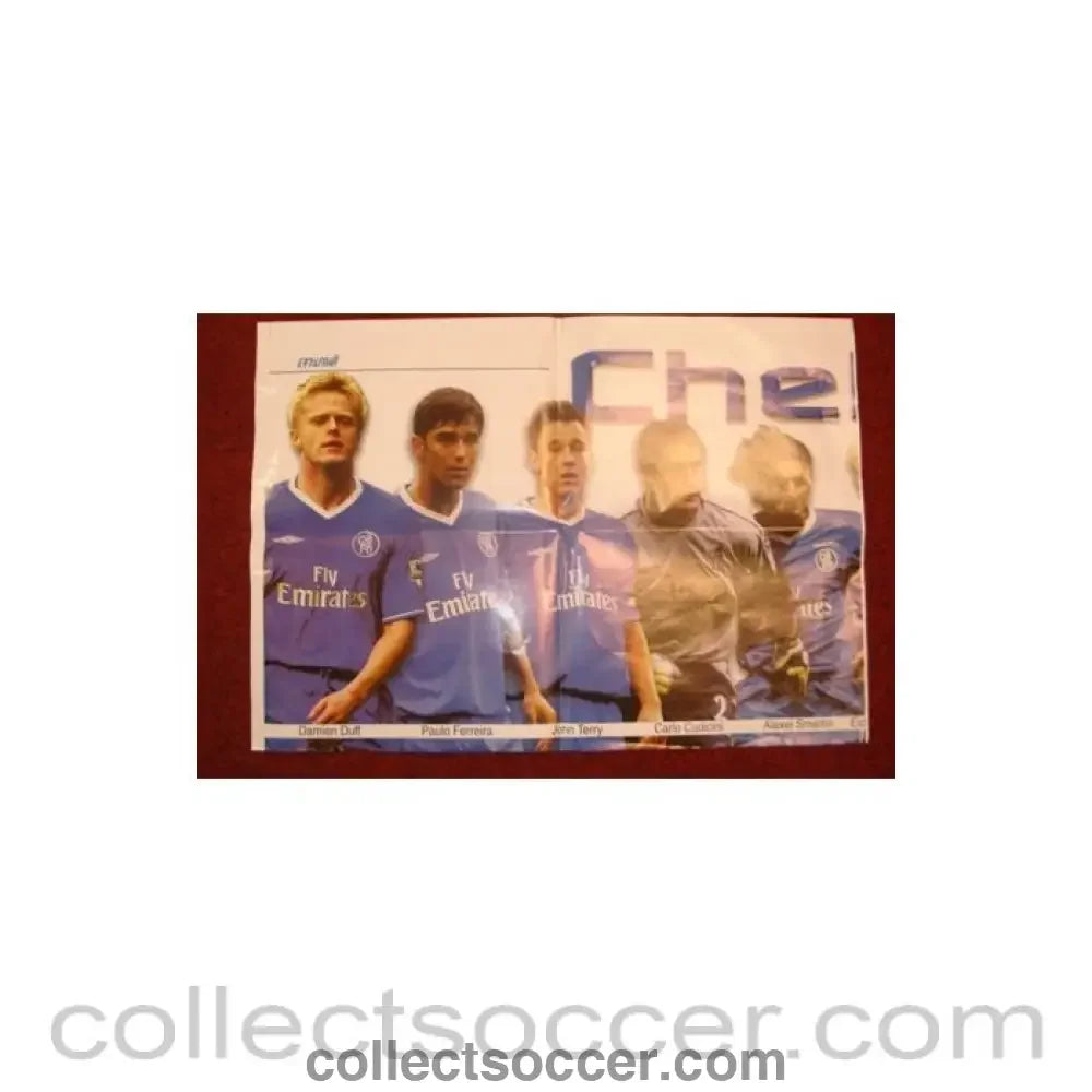 2004 - Chelsea Thai double poster of Season 2004-2005