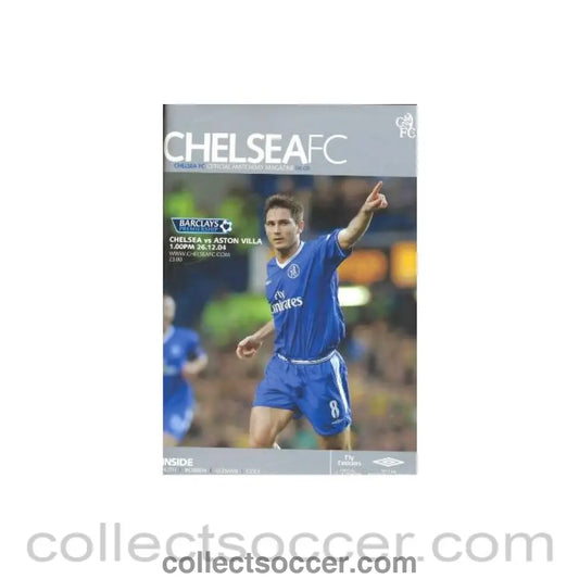 2004 - Chelsea v Aston Villa official programme 26/12/2004