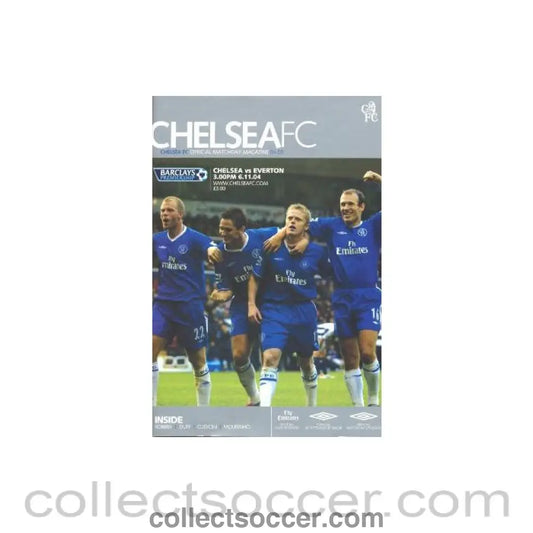 2004 - Chelsea v Everton official programme 06/11/2004