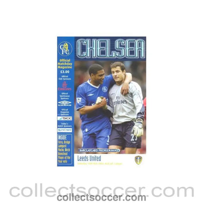 2004 - Chelsea v Leeds United official programme 15/05/2004