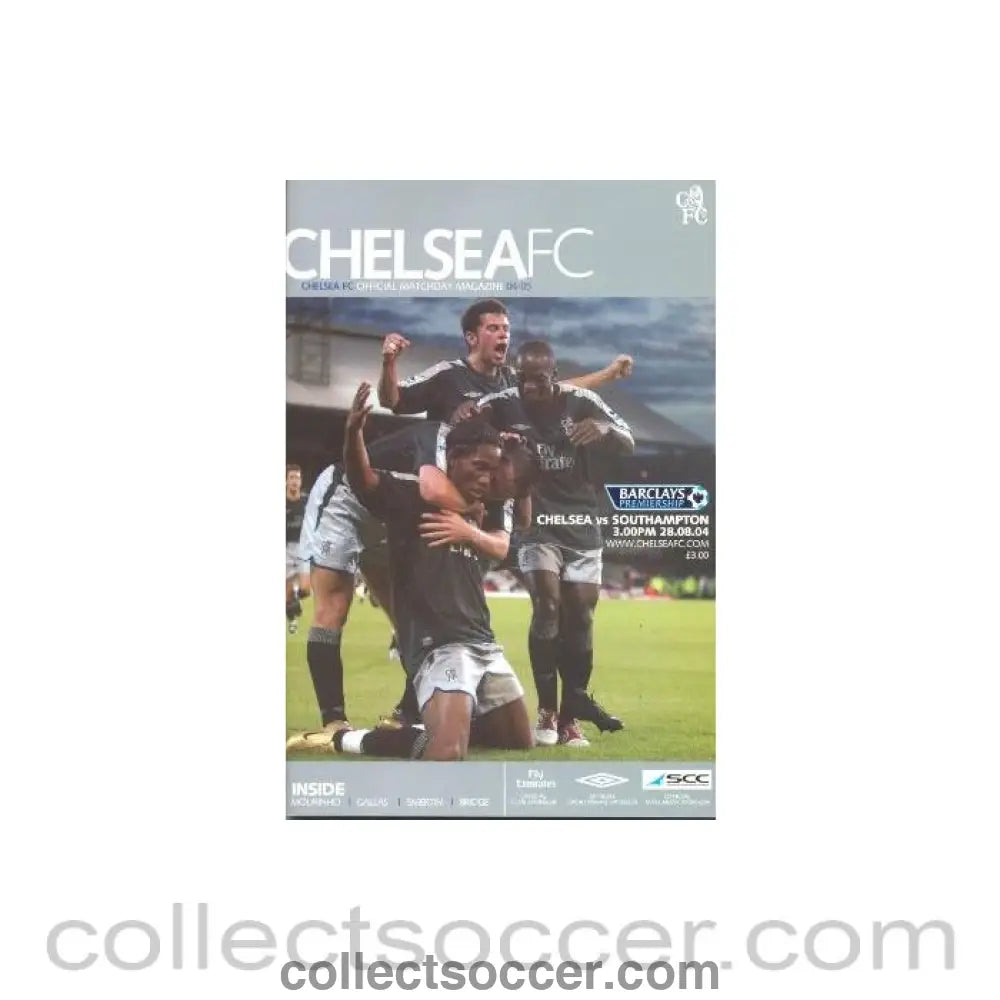 2004 - Chelsea v Southampton official programme 28/08/2004