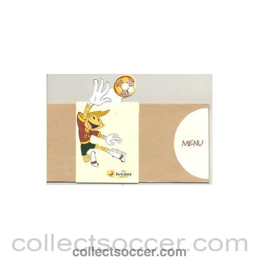 2004 - Euro 2004 Portugal Group Match VIP Menu