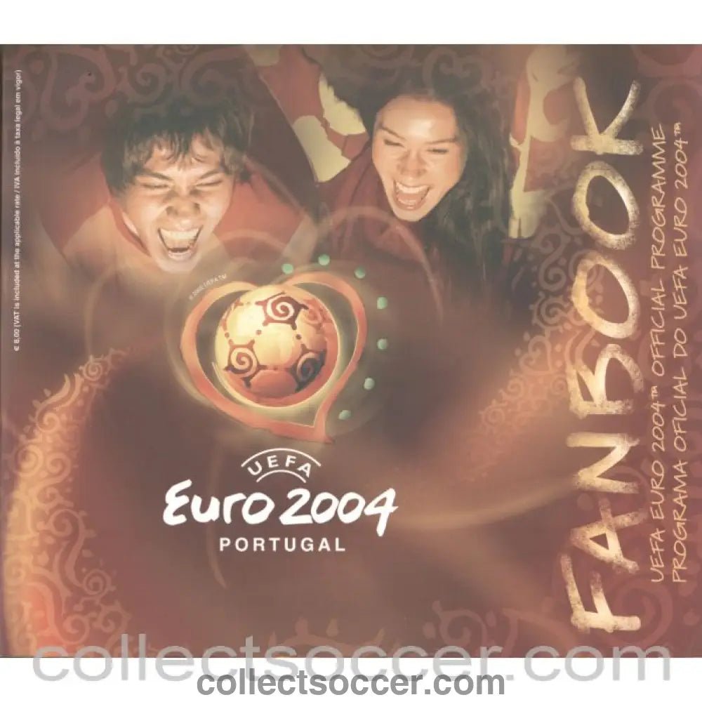 2004 European Championship Offical Tournament Programme - Collect Soccer