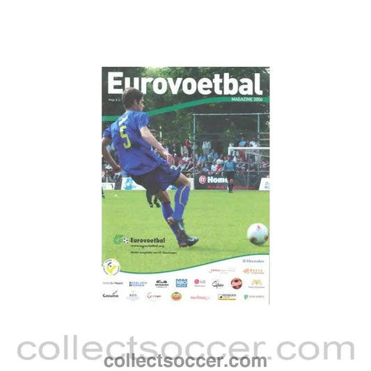 2004 - Eurovoetbal Youth Tournament May 2004 official programme - Collect Soccer