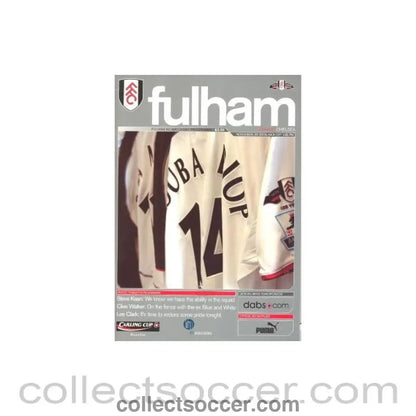 2004 - Fulham vChelsea official programme 30/11/2004 - Collect Soccer
