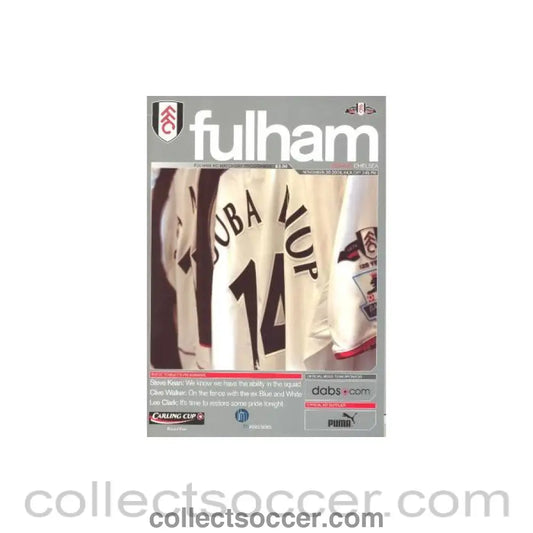 2004 - Fulham vChelsea official programme 30/11/2004