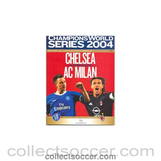 2004 - In the USA -Chelsea V AC Milan in USA programme 02/08/2004