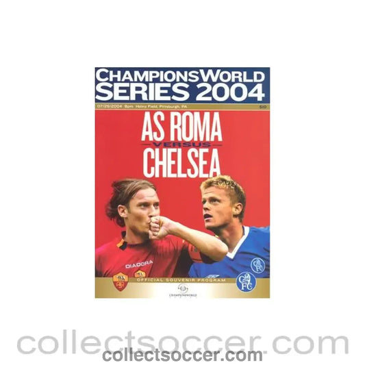 2004 - In the USA -Chelsea V Roma in USA programme 29/07/2004