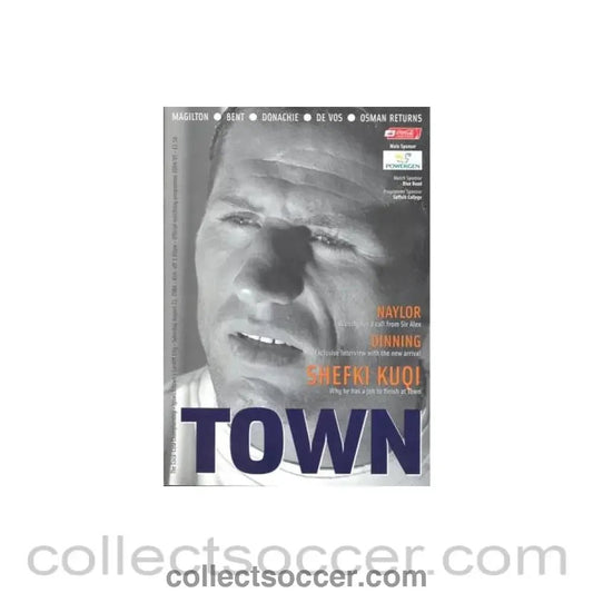 2004 - Ipswich Town v Cardiff City official programme 21/08/2004 Coca Cola Championship - Collect Soccer